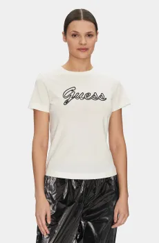 Женская белая футболка Белый XS Guess V5GI02.K9RM1;G1O6