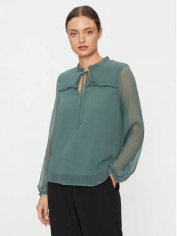 Vero Moda Блузка Milla 10295551 Зелений Regular Fit Vero Moda Блузка Milla 10295551 Зелений Regular Fit