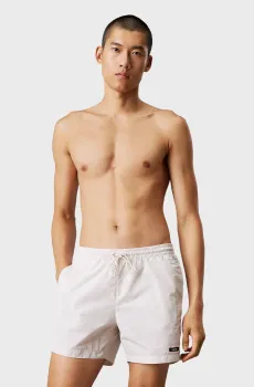 Мужские светло-серые плавательные шорты MEDIUM DRAWSTRING Серый S Calvin Klein KM0KM01111