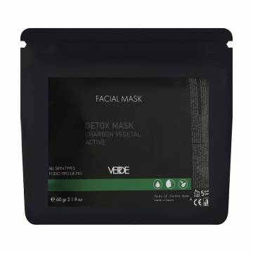Альгинатная маска для лица Verde Detox Mask с черным углем, 60 г Альгинатная маска для лица Verde Detox Mask с черным углем, 60 г