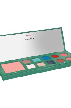 Палетка для макияжа глаз, губ и лица Pupa Beauty Kits Pupart S Зеленый, 11.4 г