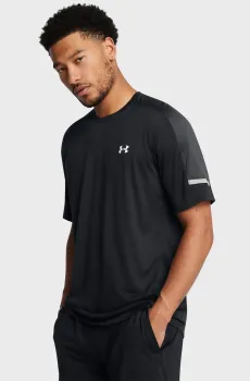 Мужская черная футболка UA Core+ Tech SS Черный XXL Under Armour 1385976-001