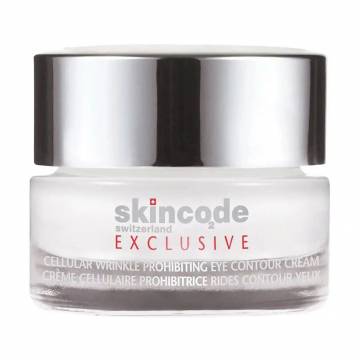 Клеточный крем для кожи вокруг глаз Skincode Exclusive Cellular Wrinkle Prohibiting Eye Contour Cream, 15 мл Клеточный крем для кожи вокруг глаз Skincode Exclusive Cellular Wrinkle Prohibiting Eye Contour Cream, 15 мл