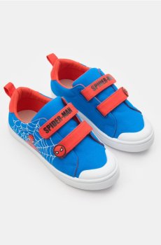 Кросівки зі шкіряною устілкою із сертифікатом «ЗДОРОВА СТОПА» Spider-Man - синій