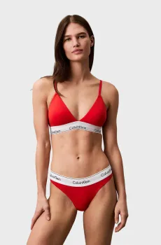 Женский красный бюстгальтер LIGHTLY LINED TRIANG Красный S Calvin Klein 000QF5650E
