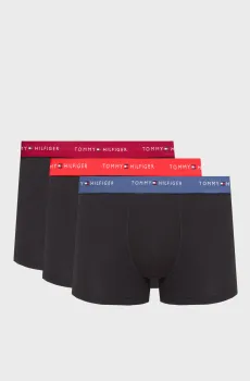 Мужские черные боксеры (3 шт) BOXER BRIEF Черный XL Tommy Hilfiger UM0UM03874