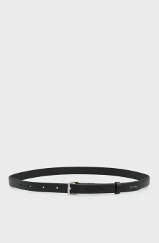 Женский черный кожаный ремень ESSENTIAL BUCKLE 20MM Черный 85 Calvin Klein LV04F7111G