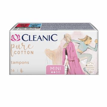 Тампоны Cleanic Pure Cotton Mini, 16 шт