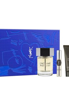 Парфюмированный набор мужской Yves Saint Laurent LHomme (туалетная вода, 100 мл + гель для душа, 50 мл + туалетная вода, 10 мл)