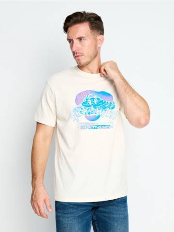 Футболка з коротким рукавом Rick & Morty - кремовий