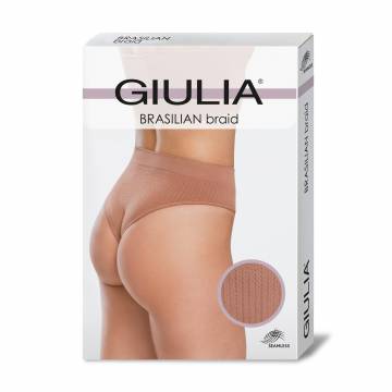 Бесшовные женские трусы бразилиана Giulia Brasilian Briefs Grain, Mokko, размер S/M Бесшовные женские трусы бразилиана Giulia Brasilian Briefs Grain, Mokko, размер S/M
