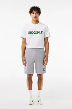 Мужские серые шорты Серый S Lacoste GH8019CCA