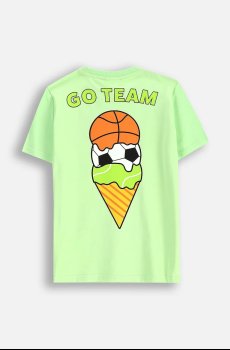 Детская хлопковая футболка Coccodrillo