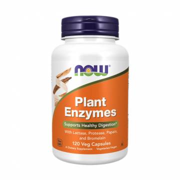 Растительные энзимы NOW foods Plant Enzymes, 120 капсул Растительные энзимы NOW foods Plant Enzymes, 120 капсул