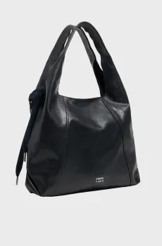 Женская черная кожаная сумка Черный ONESIZE Bimba Y Lola 252BBAJ8C.12000