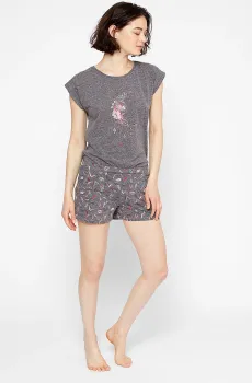 Женские серые шорты KIWI Серый S Etam 6509171