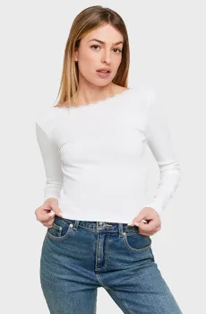 Женский белый топ Белый S Tally Weijl STSCOFRANCAL