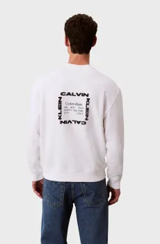 Мужской белый свитшот GRAPHIC Белый L Calvin Klein Jeans LV04RE254G