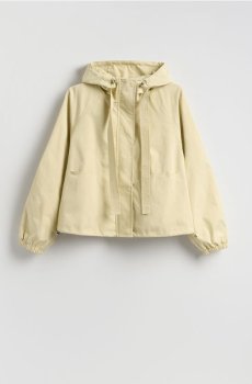 Reserved - Куртка з каптуром - світло-жовтий - 485IA-10X
