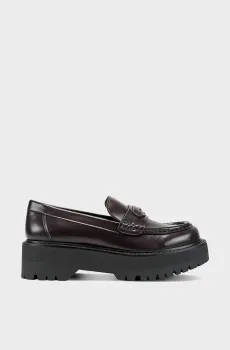 Женские коричневые туфли из экокожи Коричневый 37 DKNY K3691586
