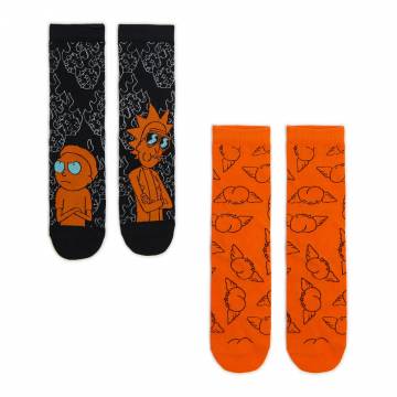 Cropp - Шкарпетки, 2 пари Rick and Morty - чорний Cropp - Шкарпетки, 2 пари Rick and Morty - чорний