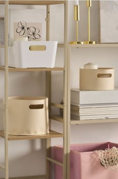 Кошики для зберігання, 2 шт. - нюдовий