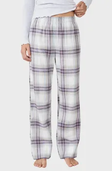 Женские светло-серые брюки в клетку LUNNA Серый L Etam 6555978