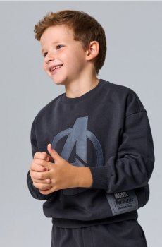 Спортивний комплект: кофта і штани Avengers - антрацитовий