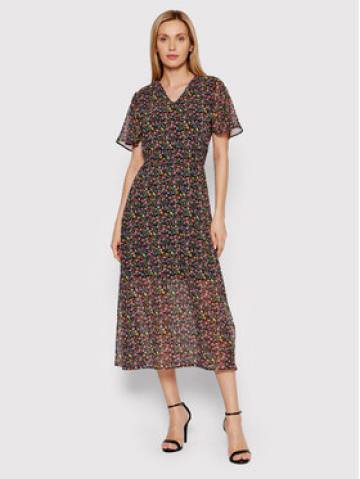 DeeZee Повсякденна сукня Fresh Wind 3FB007 Чорний Regular Fit DeeZee Повсякденна сукня Fresh Wind 3FB007 Чорний Regular Fit