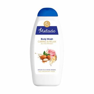 Гель для душа Melado Caring & Relax Body Wash с ароматом розы и арганового масла, 750 мл