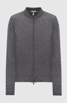 Серый кардиган из шерсти мериноса