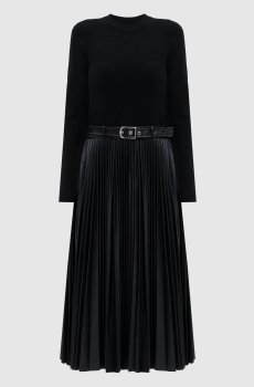 Черное платье миди Abilene с плесенью