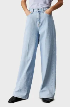 Женские голубые джинсы HR WIDE Голубой 28-32 Calvin Klein K20K208254