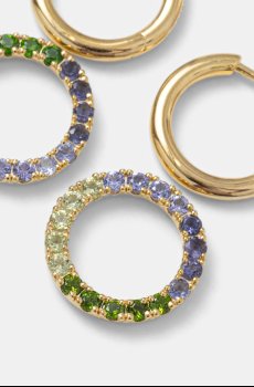 Позолоченные серебряные серьги Tous