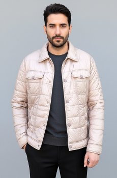 Мужская бежевая легкая куртка AS-Sonar-115-beige