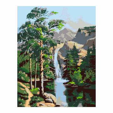 Картина за номерами Rosa Start Водоспад 35 x 45 см (N00013565) Картина за номерами Rosa Start Водоспад 35 x 45 см (N00013565)
