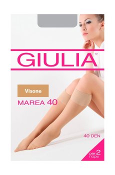 Гольфы женские Giulia Marea Gambaletto классические, 40 DEN, Visone, 2 пары