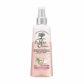 Несмываемый спрей Le Petit Olivier Sweet Almond & Rice Cream No Rinse Hair Detangler для нормальных волос, 150 мл Несмываемый спрей Le Petit Olivier Sweet Almond & Rice Cream No Rinse Hair Detangler для нормальных волос, 150 мл