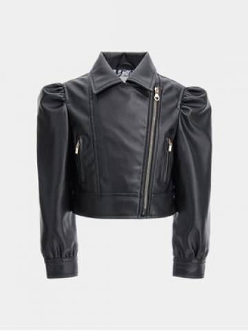 Original Marines Куртка зі штучної шкіри DEP3099F Чорний Slim Fit Original Marines Куртка зі штучної шкіри DEP3099F Чорний Slim Fit