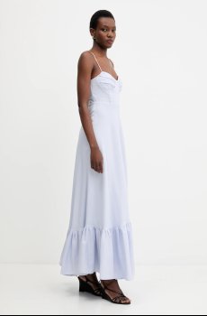 Льняное платье Bardot