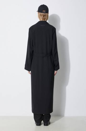 Шерстяное пальто MM6 Maison Margiela цвет чёрный переходной S62AA0081 Шерстяное пальто MM6 Maison Margiela цвет чёрный переходной S62AA0081