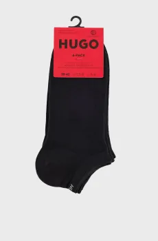 Мужские черные носки (6 пар) Черный 39-42 HUGO 50516395;001