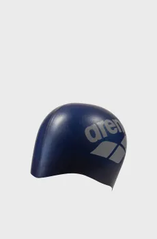 Темно-синяя шапочка для плавания BIG LOGO CAP Синий ONESIZE Arena 009276-205