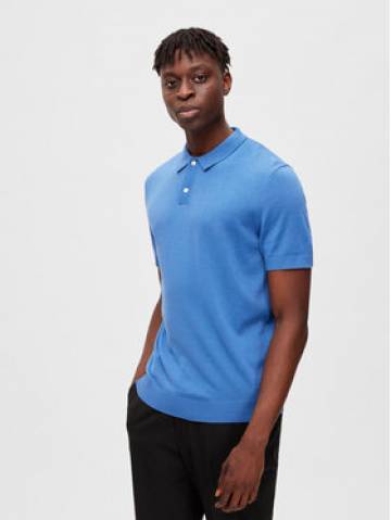 Selected Homme Поло 16088649 Голубий Regular Fit Selected Homme Поло 16088649 Голубий Regular Fit
