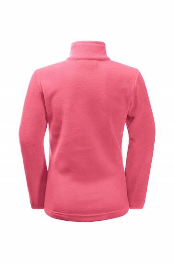 Детская кофта Jack Wolfskin TAUNUS JACKET K цвет розовый однотонная Детская кофта Jack Wolfskin TAUNUS JACKET K цвет розовый однотонная