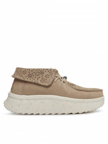 Hey Dude Туфлі Wendy Peak Fold Boot Suede 40256-255 Бежевий Hey Dude Туфлі Wendy Peak Fold Boot Suede 40256-255 Бежевий