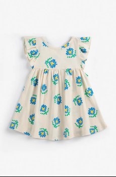 Детское хлопковое платье Bobo Choses Pixel Flowers