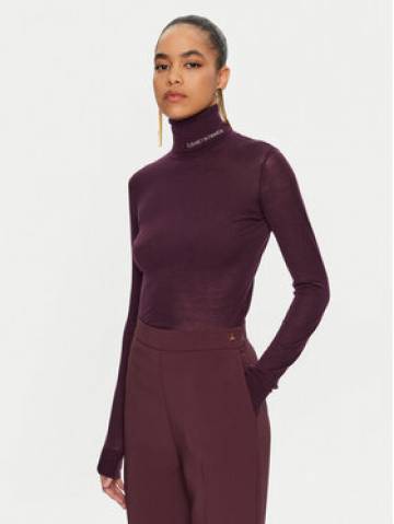 Elisabetta Franchi Гольф MK-25S-47E2 Бордовий Regular Fit Elisabetta Franchi Гольф MK-25S-47E2 Бордовий Regular Fit