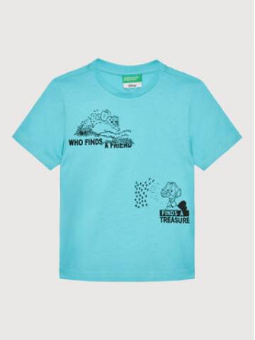 United Colors Of Benetton Футболка 3096C1059 Голубий Regular Fit United Colors Of Benetton Футболка 3096C1059 Голубий Regular Fit