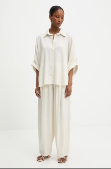 Брюки со льном Answear.LAB